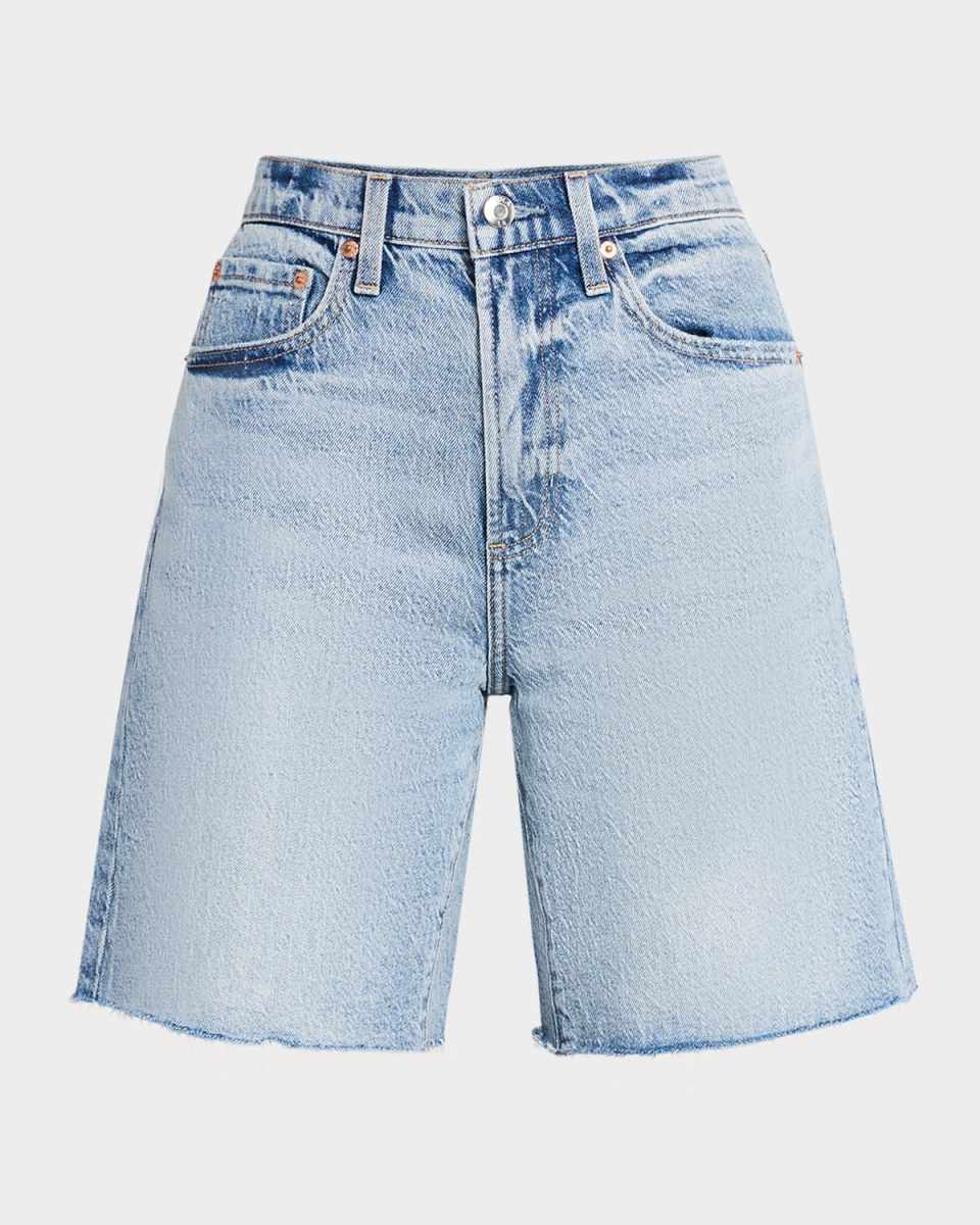 Kaylee Frayed Denim Shorts